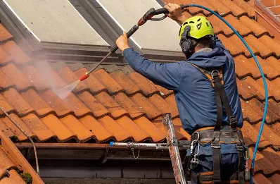 Démoussage et hydrofuge de toiture à Salza